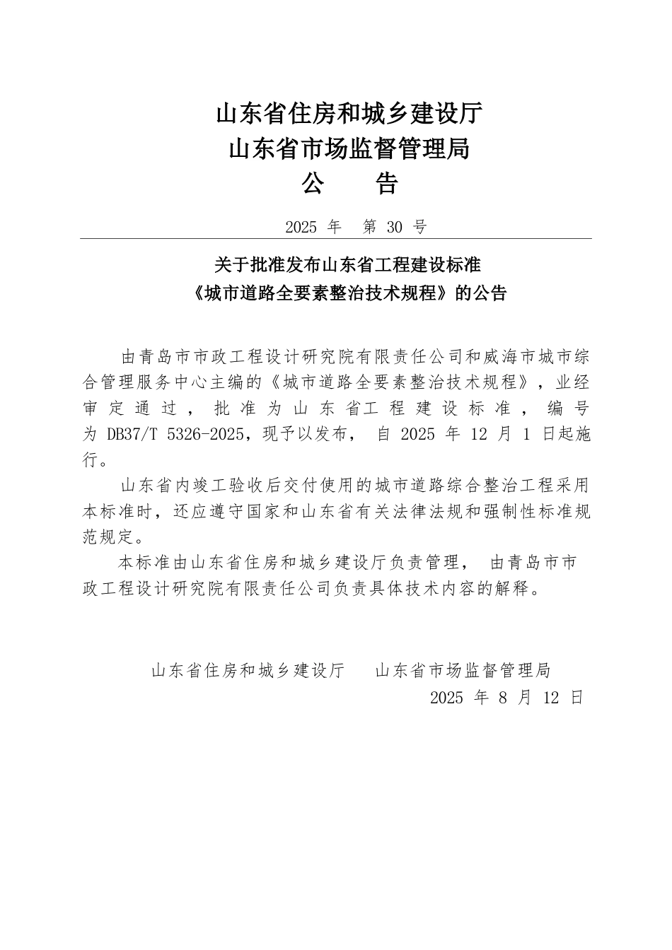 DB37∕T 5326-2025 城市道路全要素整治技术规程.docx_第3页