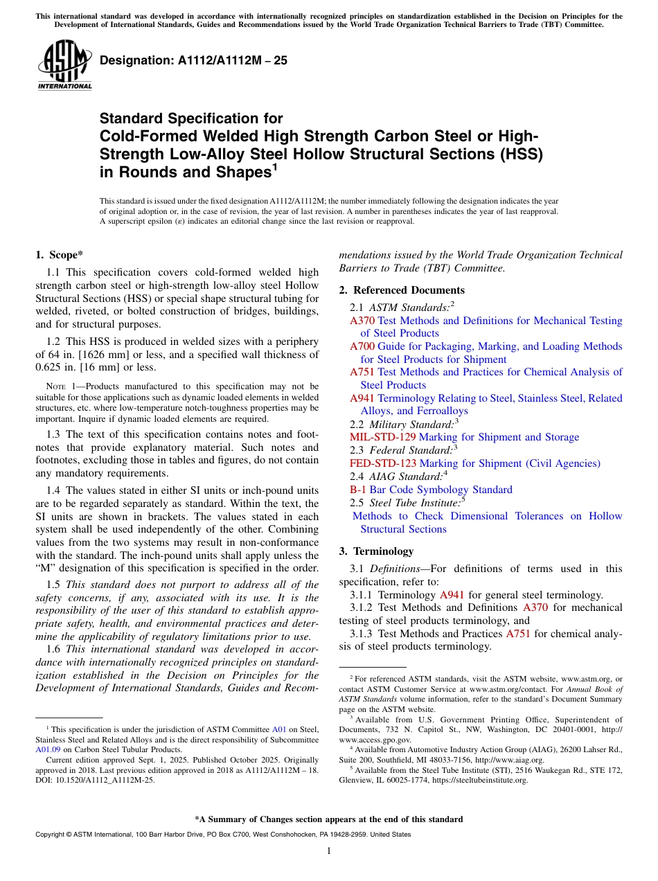 ASTM A1112 - A 1112M - 25.pdf_第1页