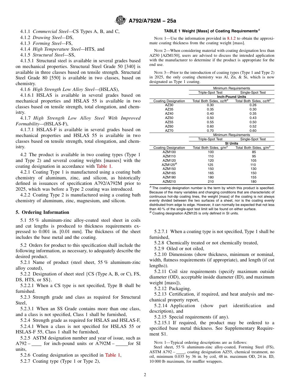 ASTM A792 - A 792M - 25a.pdf_第2页
