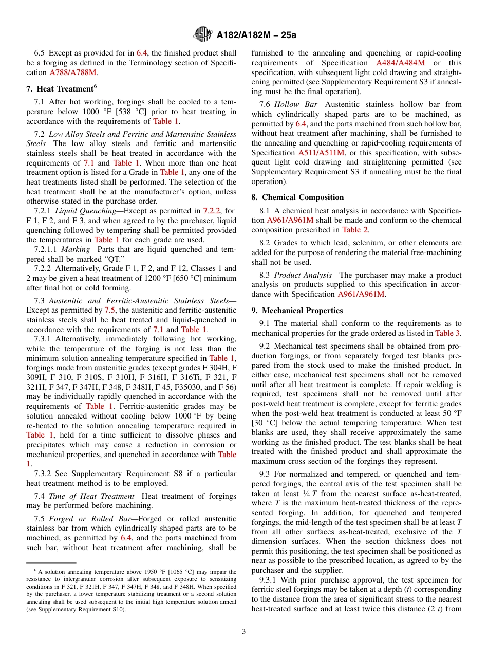 ASTM A182 - A 182M - 25a.pdf_第3页