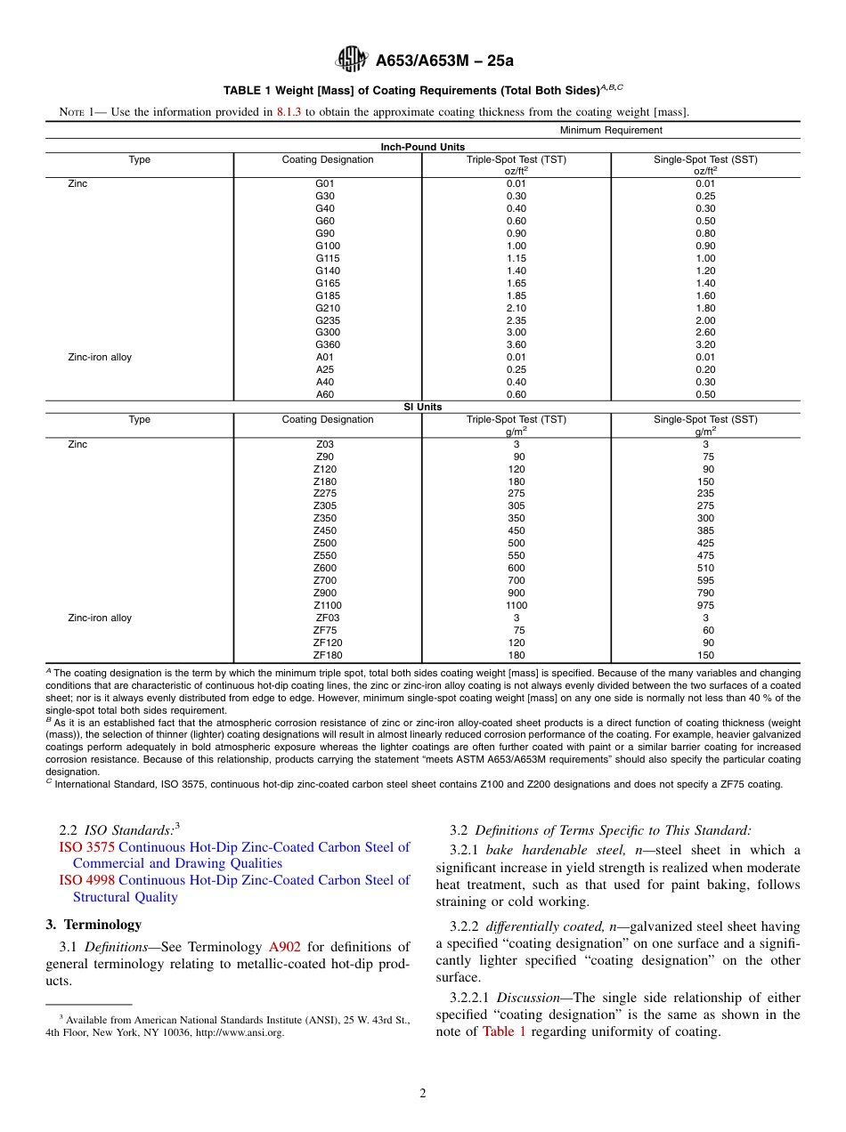 ASTM A653 - A 653M - 25a.pdf_第2页