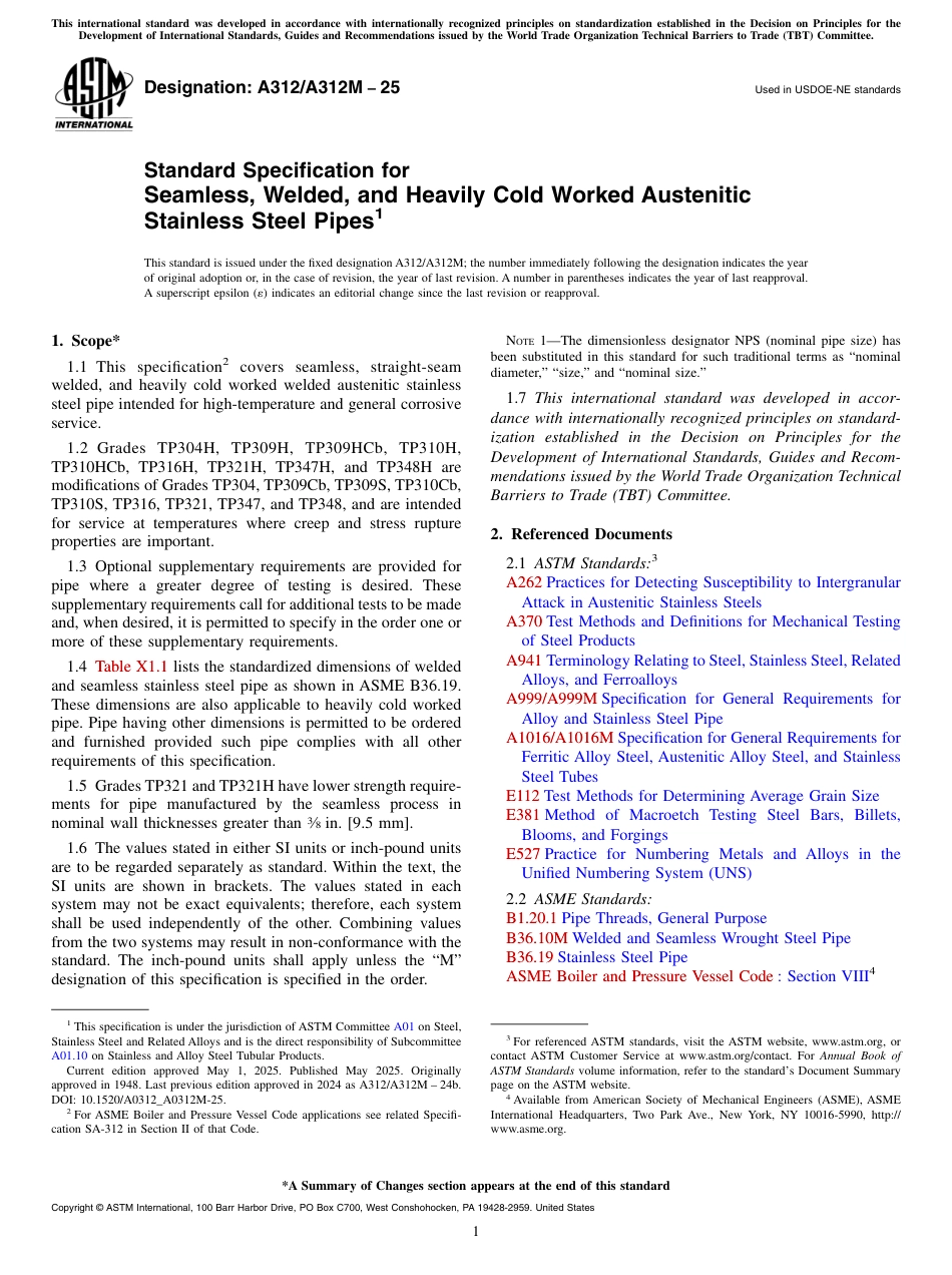 ASTM A312 - A 312M - 25.pdf_第1页