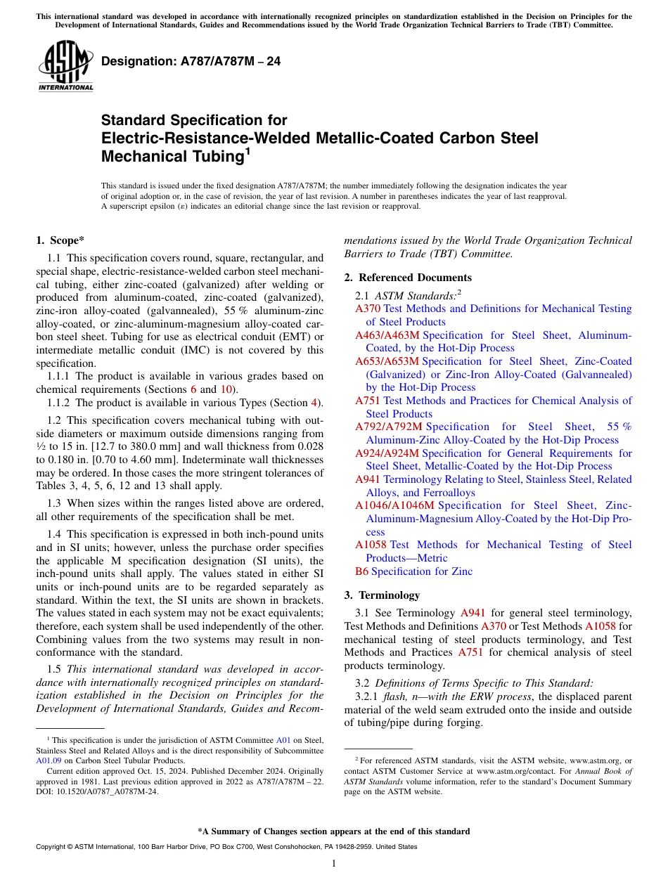 ASTM A787 - A 787M - 24.pdf_第1页