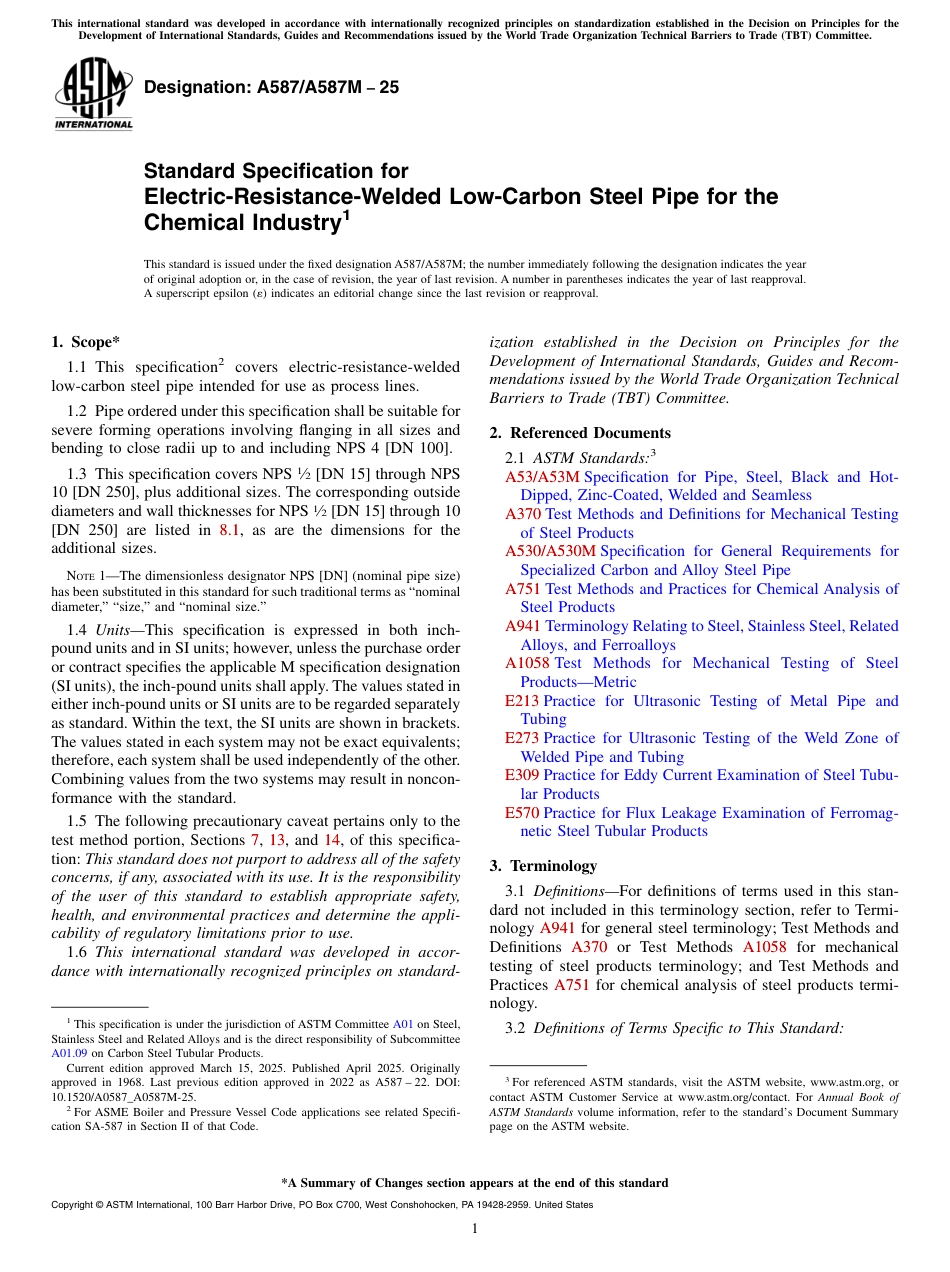 ASTM A587 - A 587M - 25.pdf_第1页
