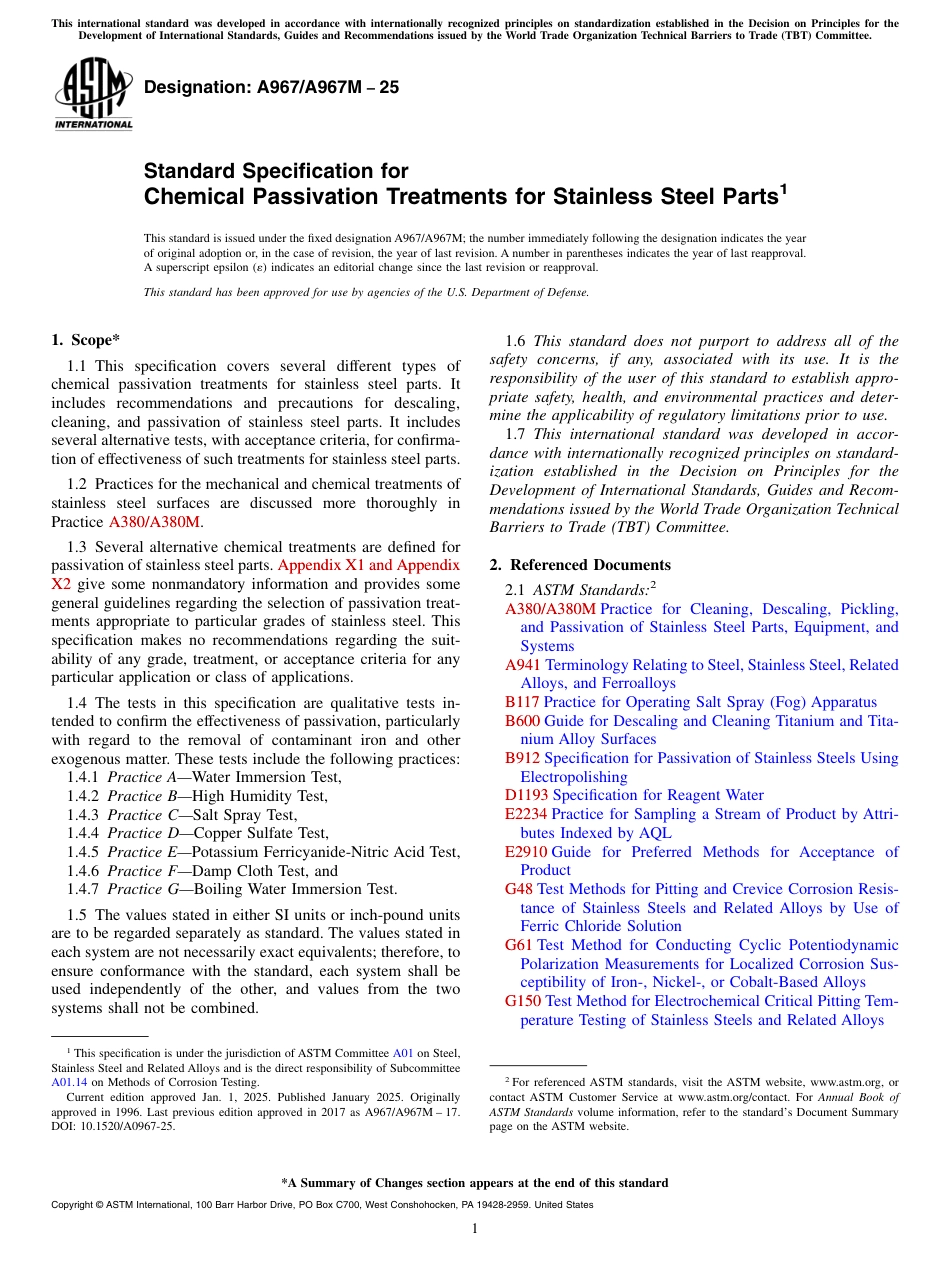 ASTM A967 - A 967M - 25.pdf_第1页