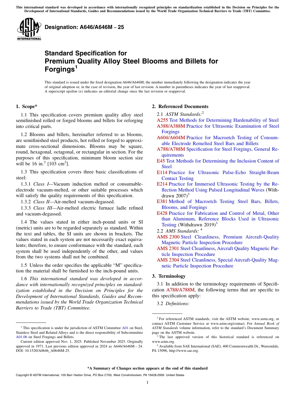 ASTM A646 - A 646M - 25.pdf_第1页