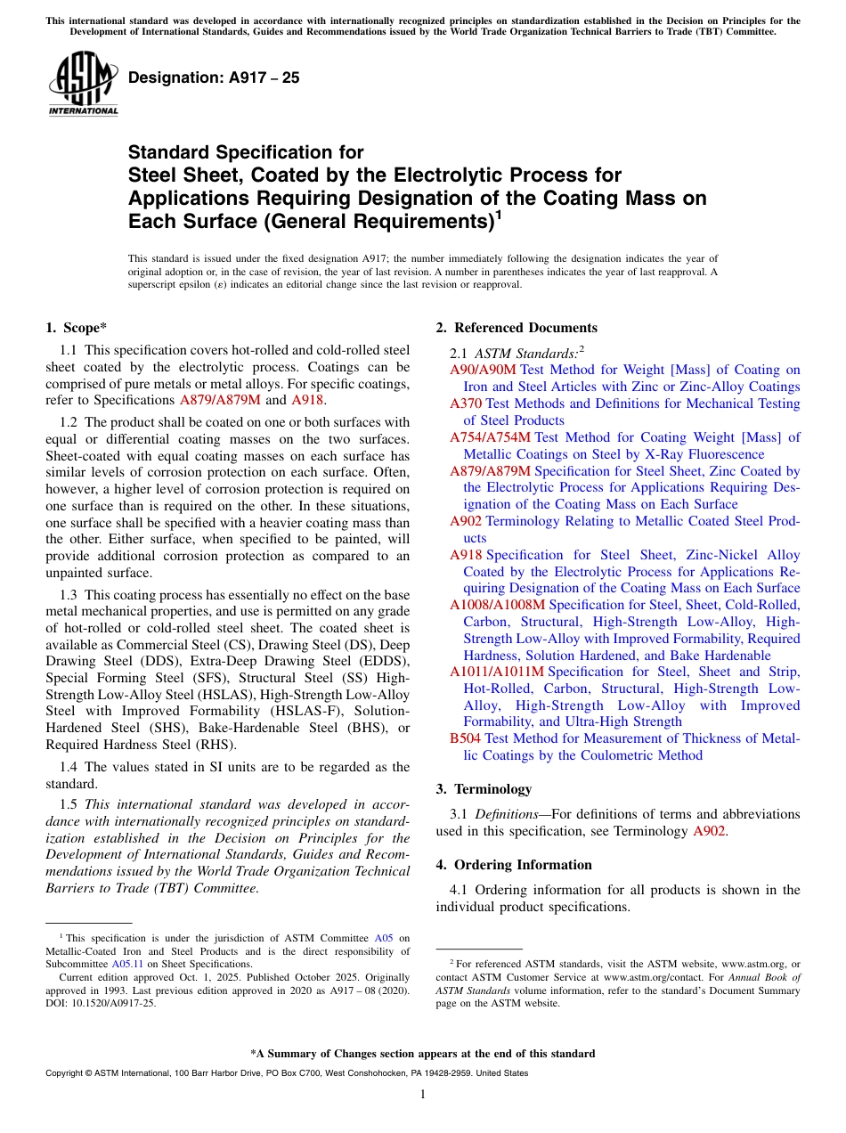 ASTM A917 - 25.pdf_第1页
