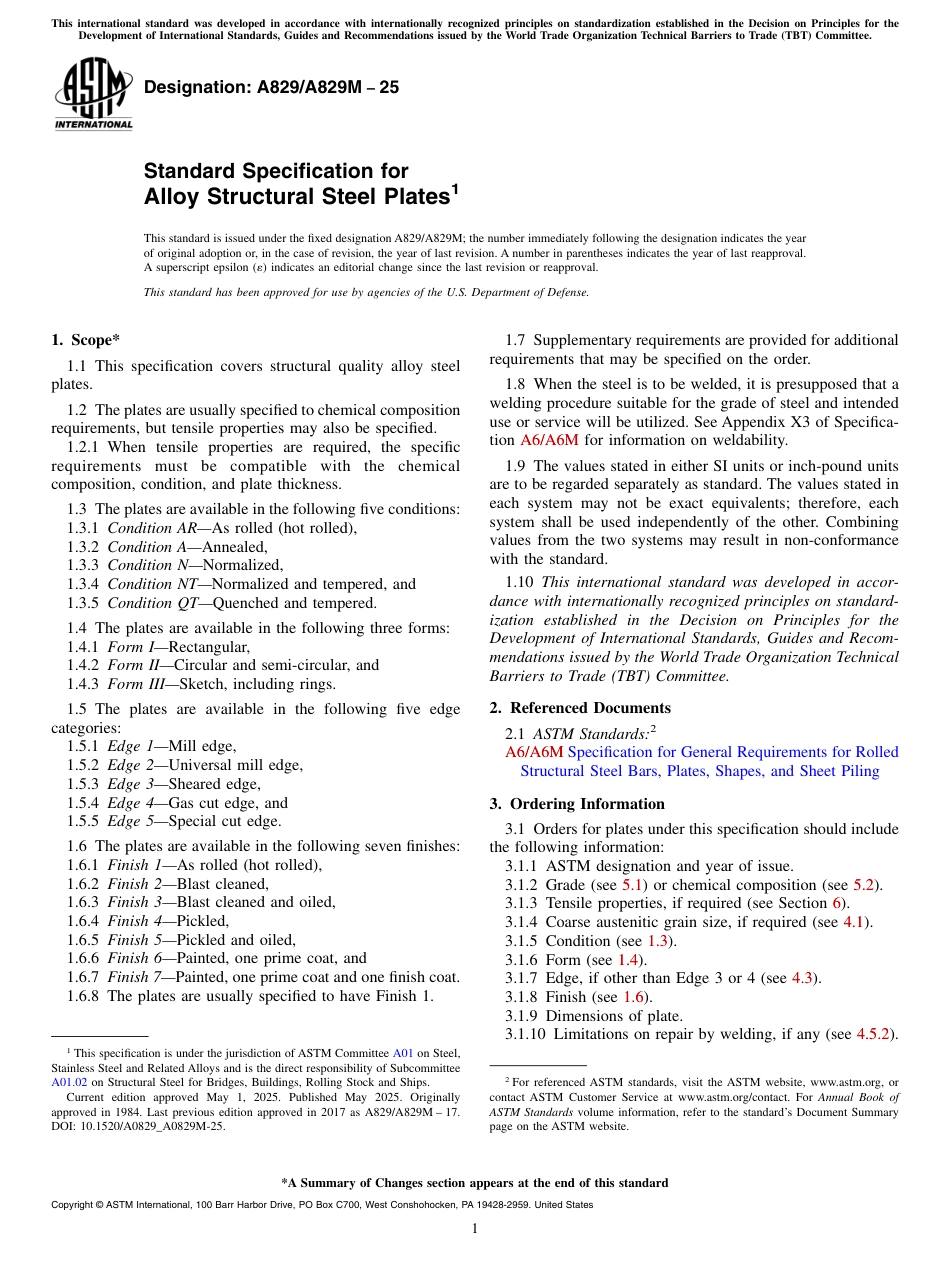 ASTM A829 - A 829M - 25.pdf_第1页
