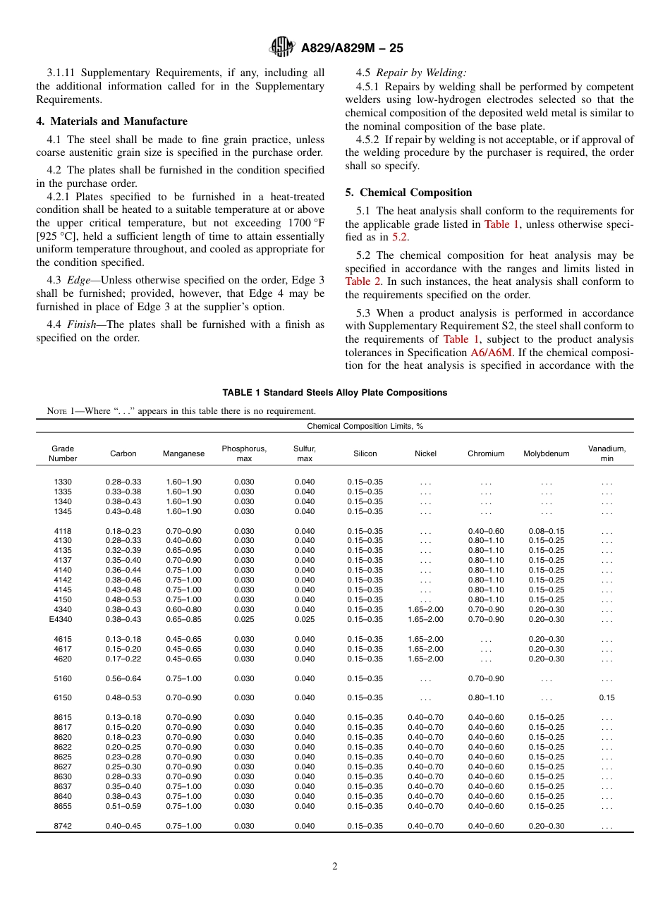 ASTM A829 - A 829M - 25.pdf_第2页