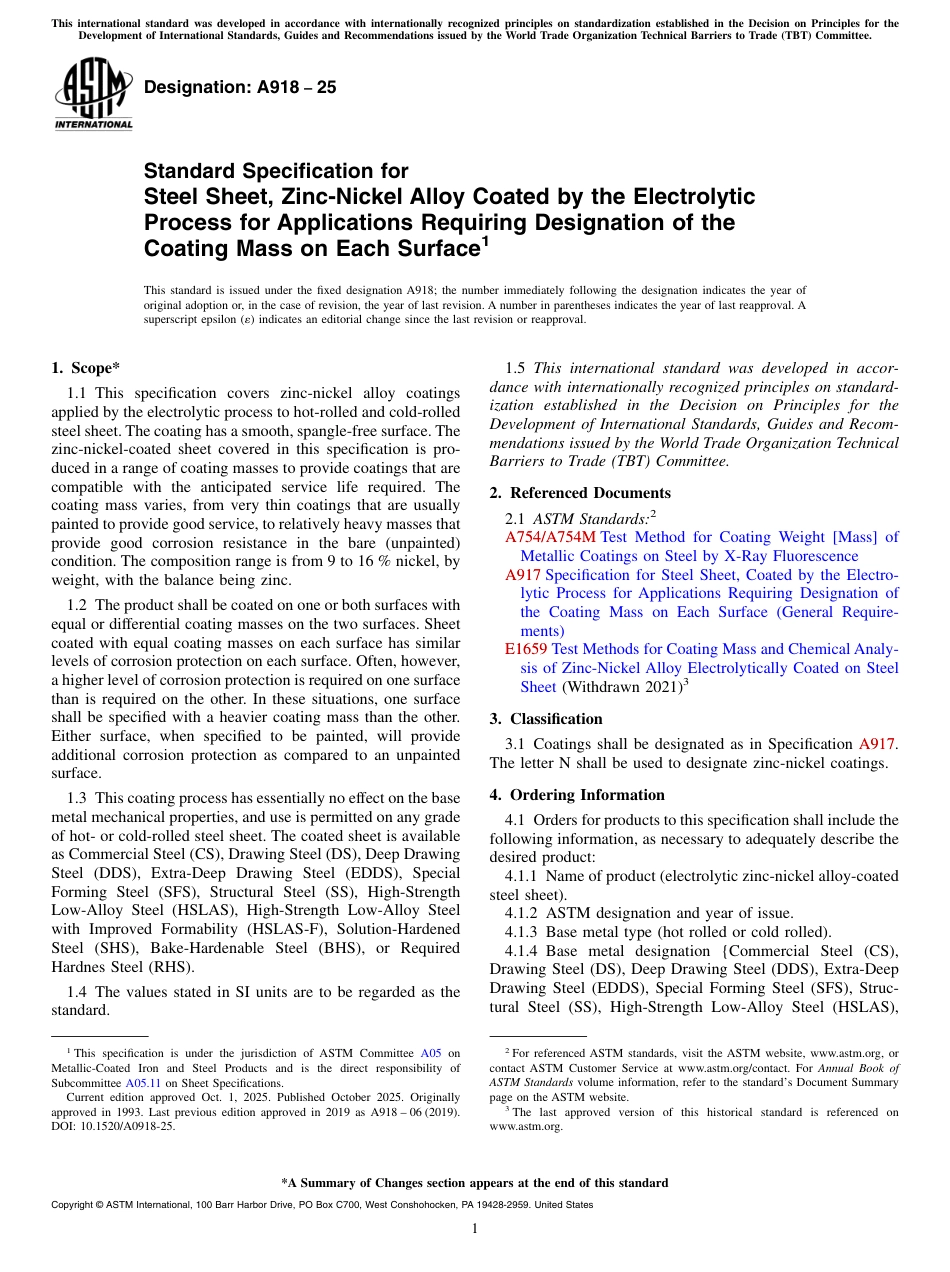 ASTM A918 - 25.pdf_第1页