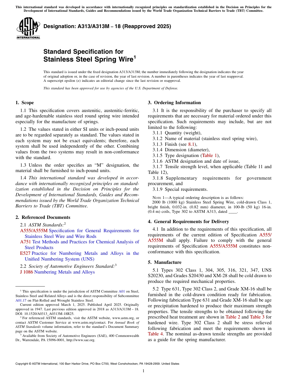 ASTM A313 - A 313M - 18 (2025).pdf_第1页