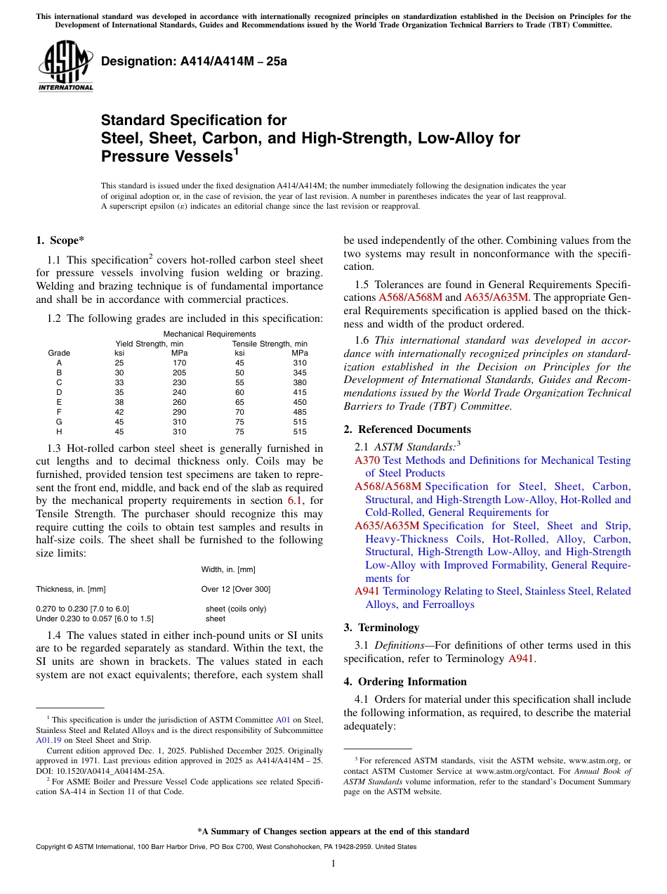ASTM A414 - A 414M - 25a.pdf_第1页