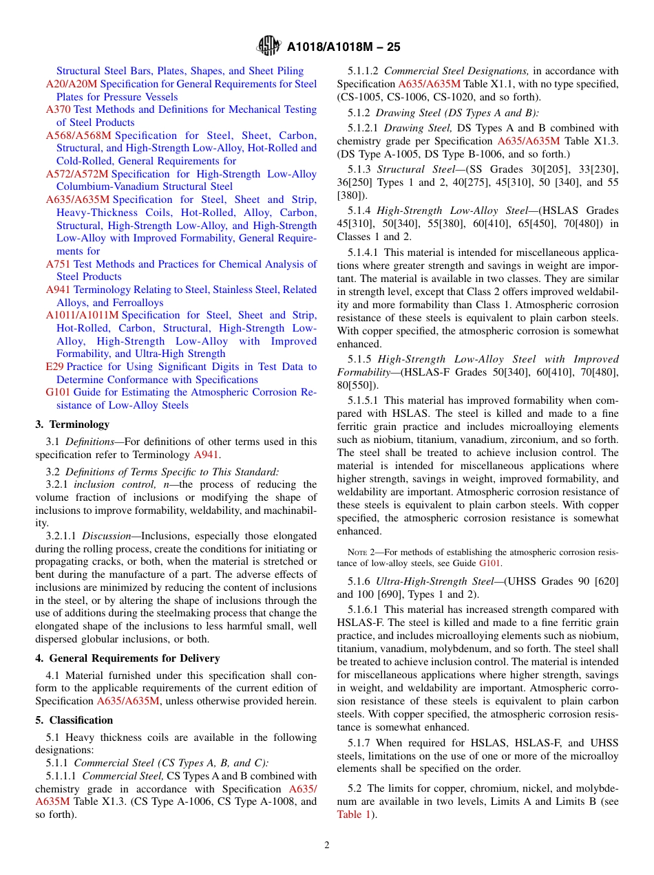 ASTM A1018 - A 1018M - 25.pdf_第2页