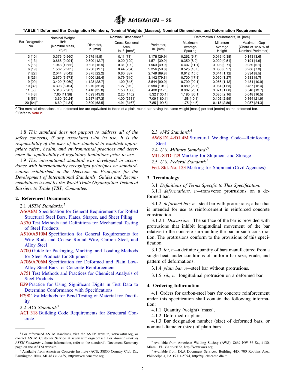 ASTM A615 - A 615M - 25.pdf_第2页