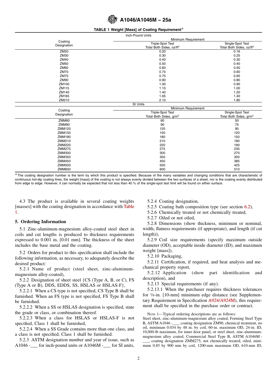 ASTM A1046 - A 1046M - 25a.pdf_第2页