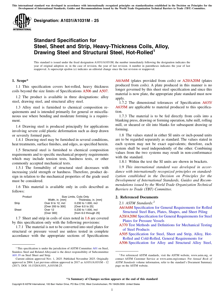 ASTM A1031 - A 1031M - 25.pdf_第1页