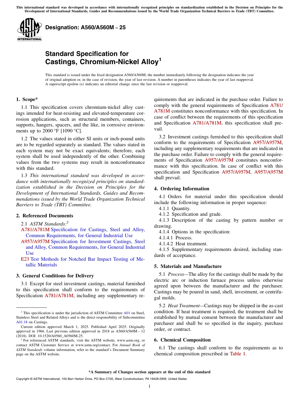 ASTM A560 - A 560M - 25.pdf_第1页