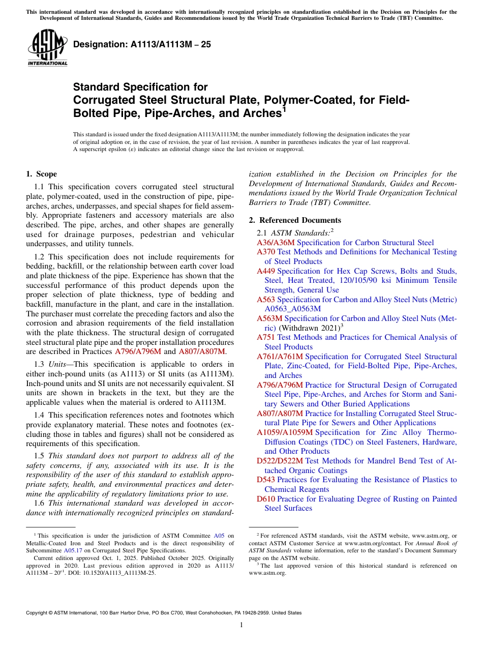 ASTM A1113 - A 1113M - 25.pdf_第1页