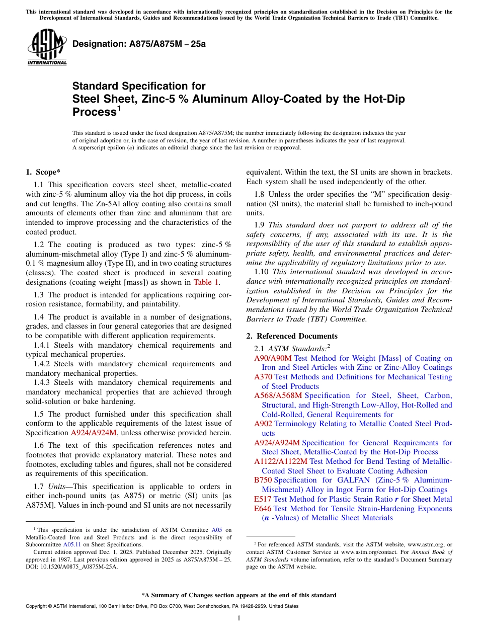 ASTM A875 - A 875M - 25a.pdf_第1页