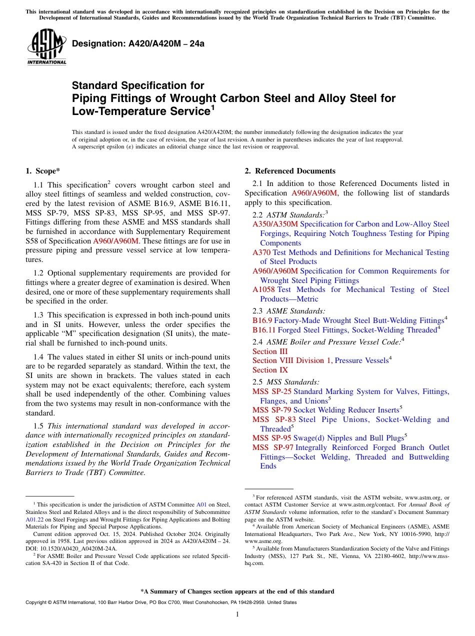 ASTM A420 - A 420M - 24a.pdf_第1页