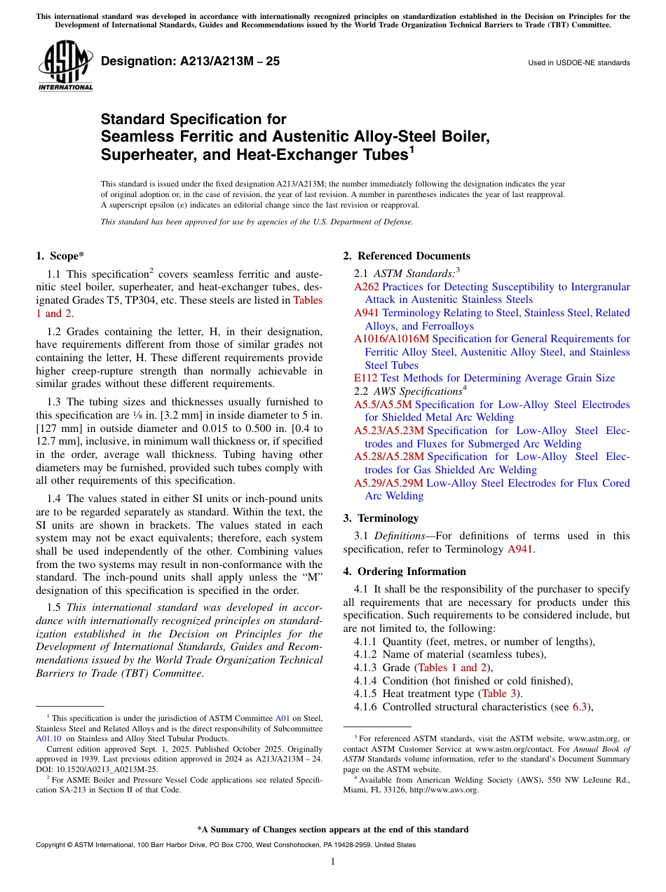 ASTM A213 - A 213M - 25.pdf_第1页