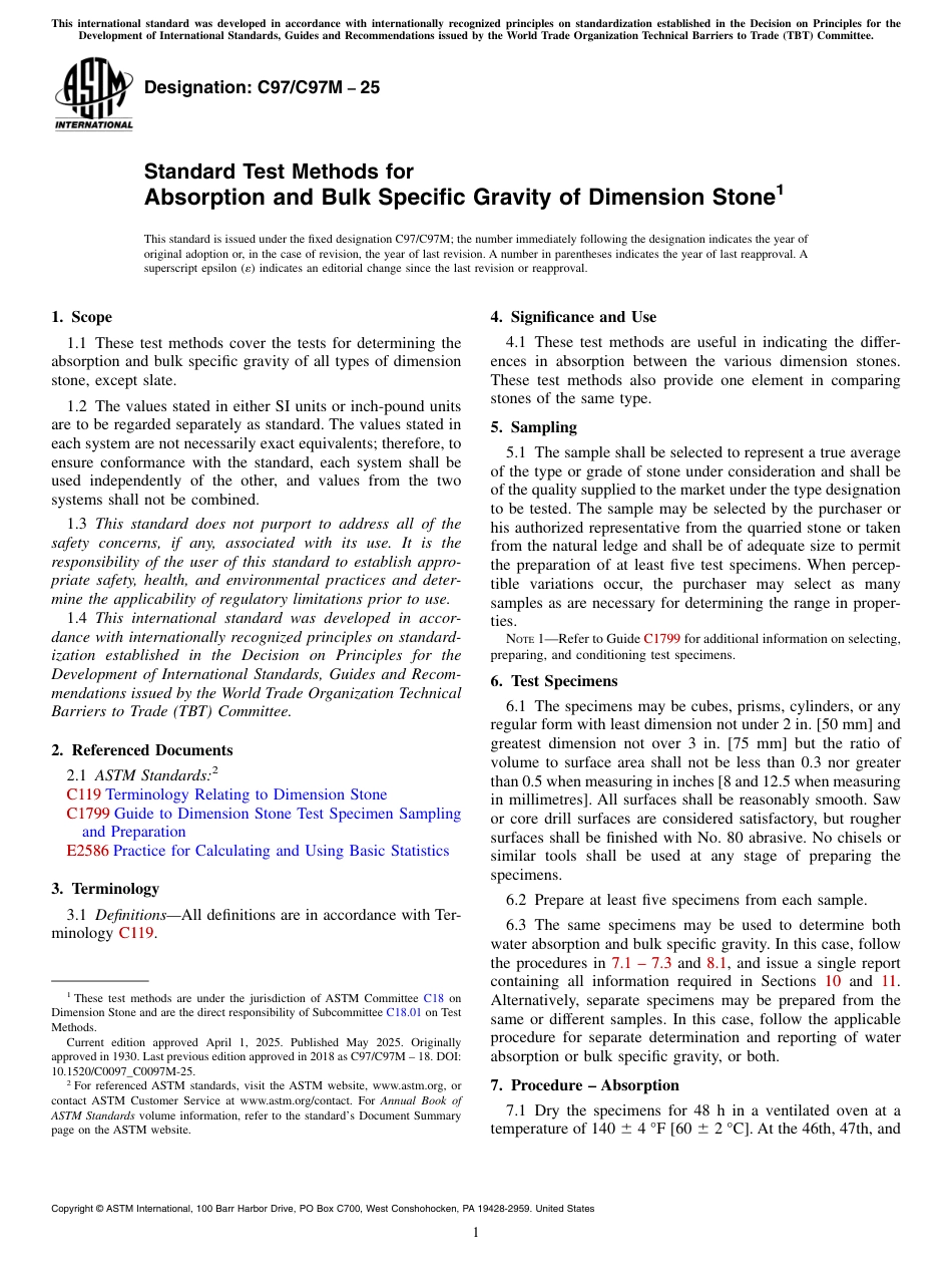 ASTM C97 - C 97M - 25.pdf_第1页