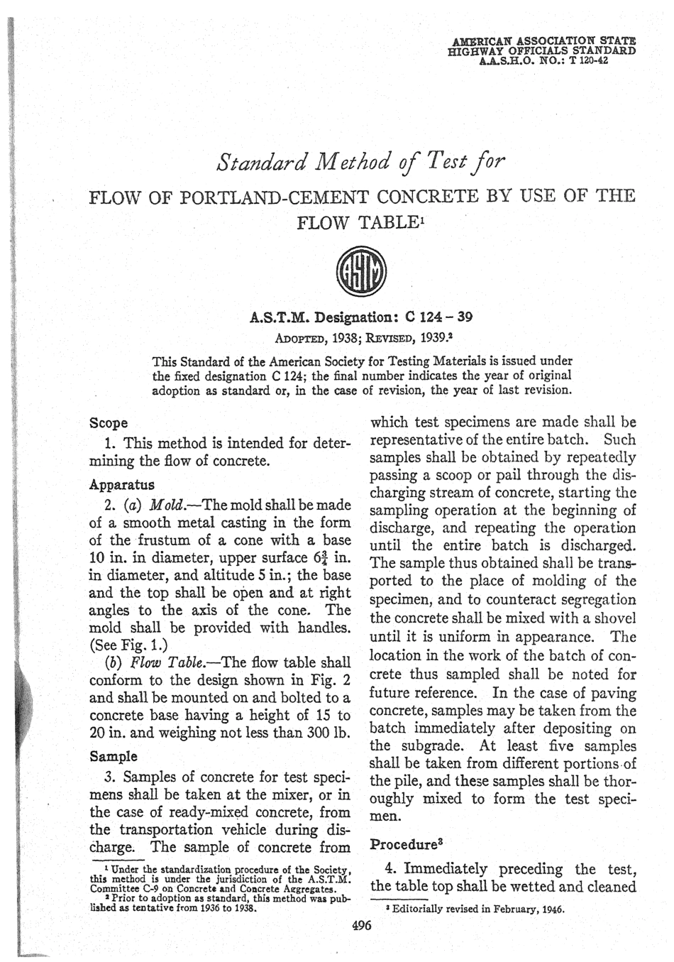ASTM C124 - 39 scan.pdf_第1页