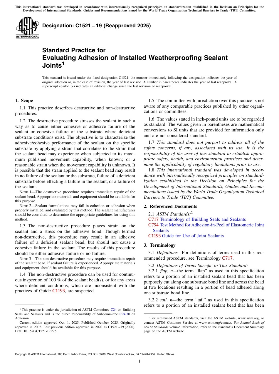 ASTM C1521 - 19 (2025).pdf_第1页