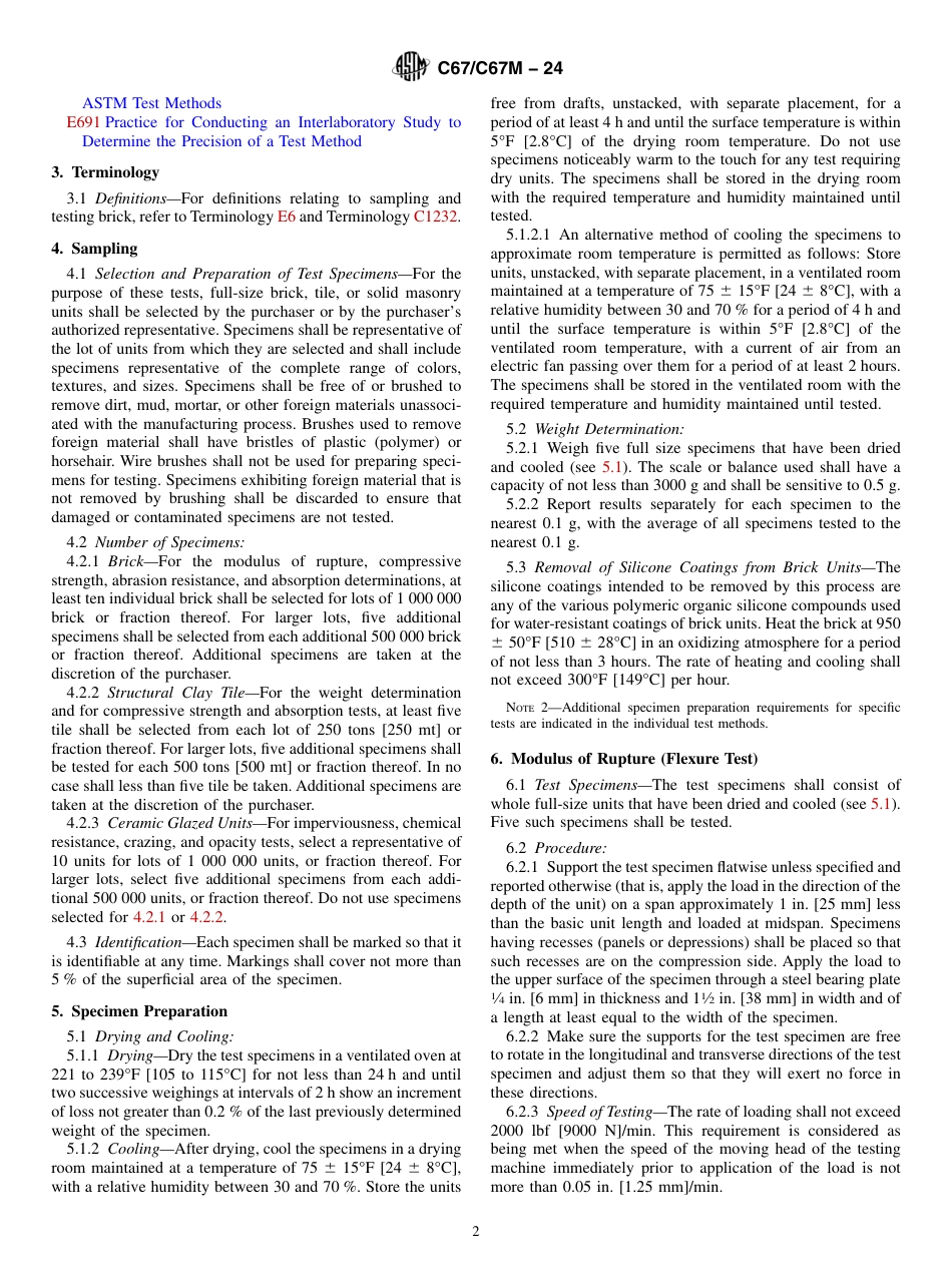 ASTM C67 - C 67M - 24.pdf_第2页