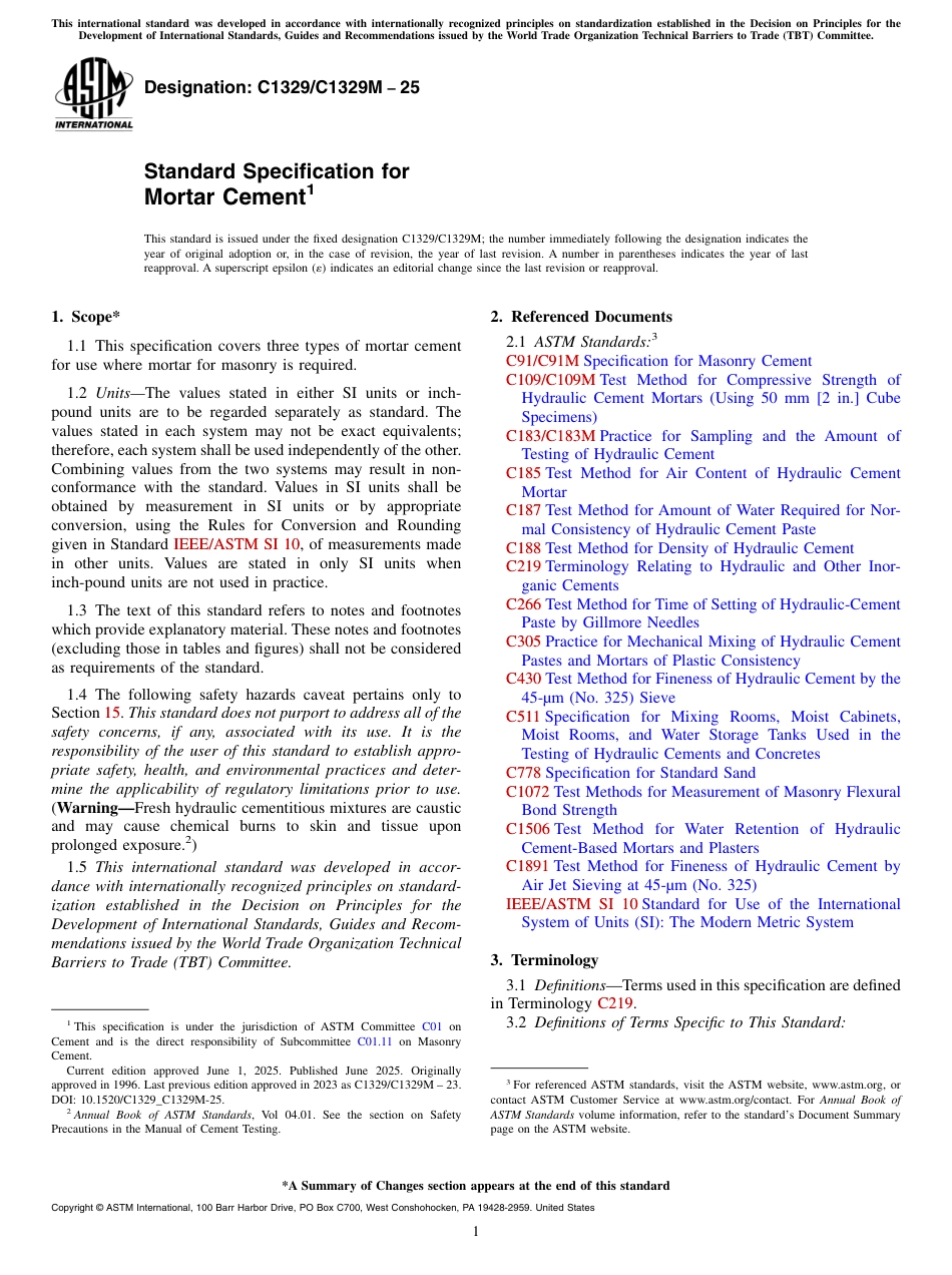 ASTM C1329 - C 1329M - 25.pdf_第1页