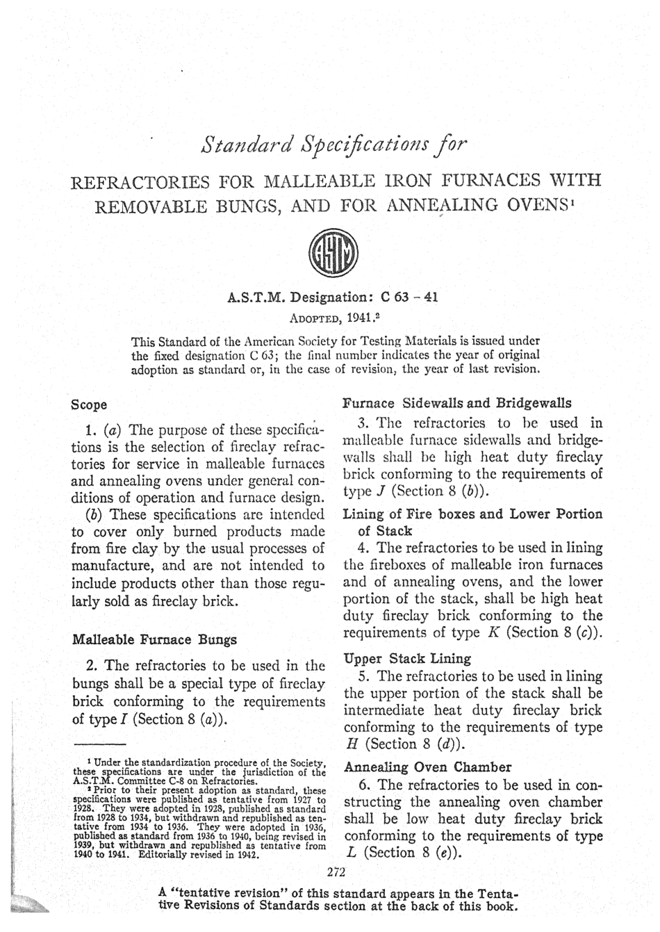 ASTM C63 - 41 scan.pdf_第1页
