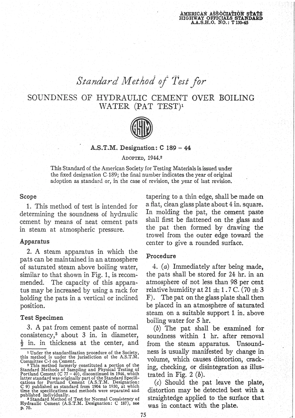 ASTM C189 - 44 scan.pdf_第1页
