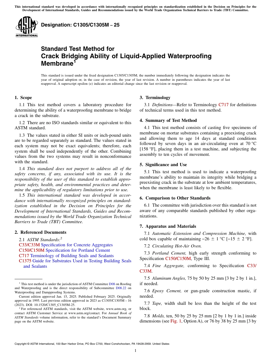 ASTM C1305 - C 1305M - 25.pdf_第1页