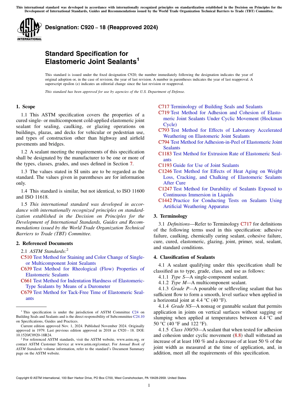ASTM C920 - 18 (2024).pdf_第1页