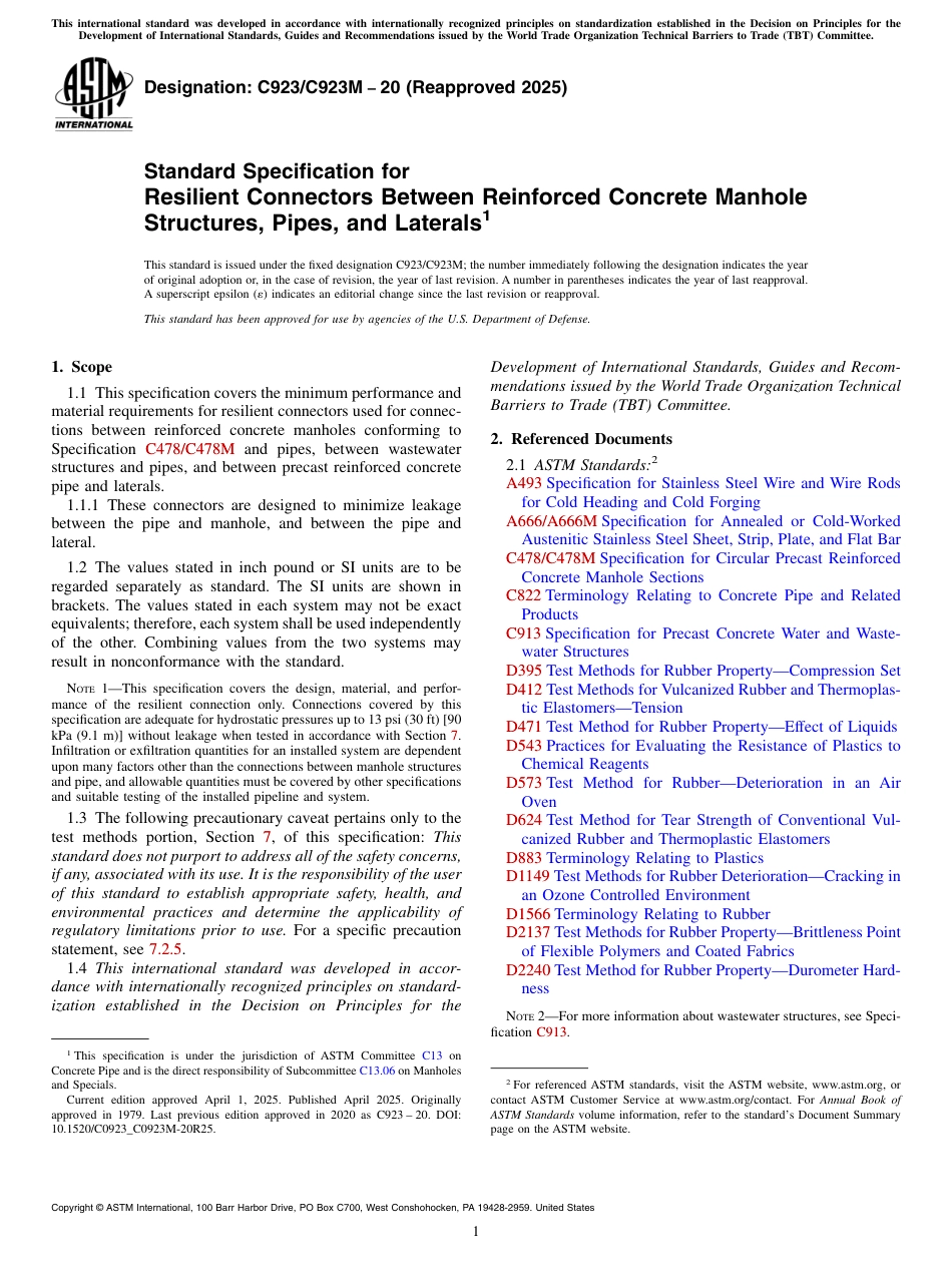 ASTM C923 - C 923M - 20 (2025).pdf_第1页