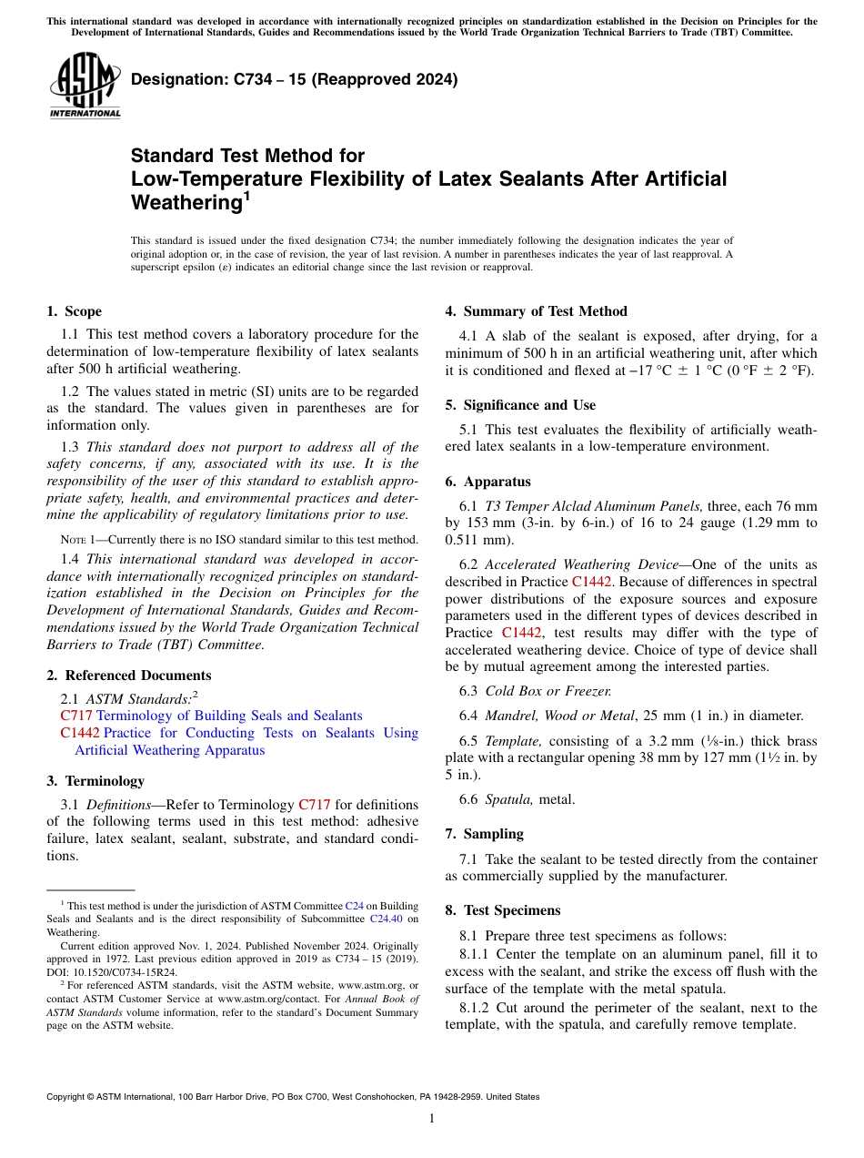 ASTM C734 - 15 (2024).pdf_第1页