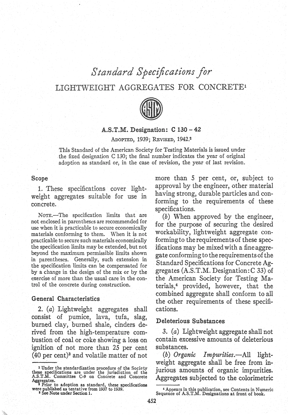 ASTM C130 - 42 scan.pdf_第1页