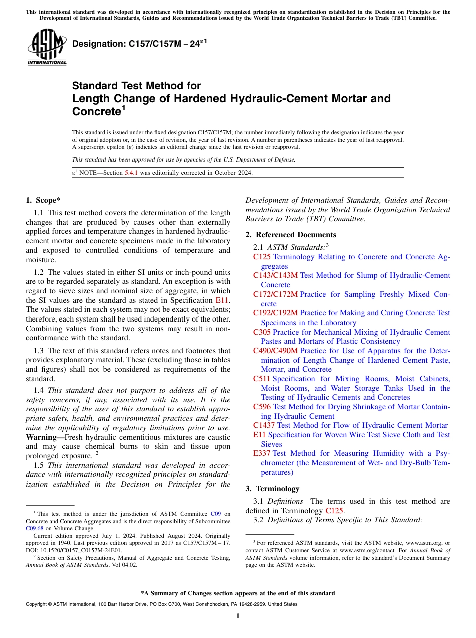 ASTM C157 - C 157M - 24e1.pdf_第1页