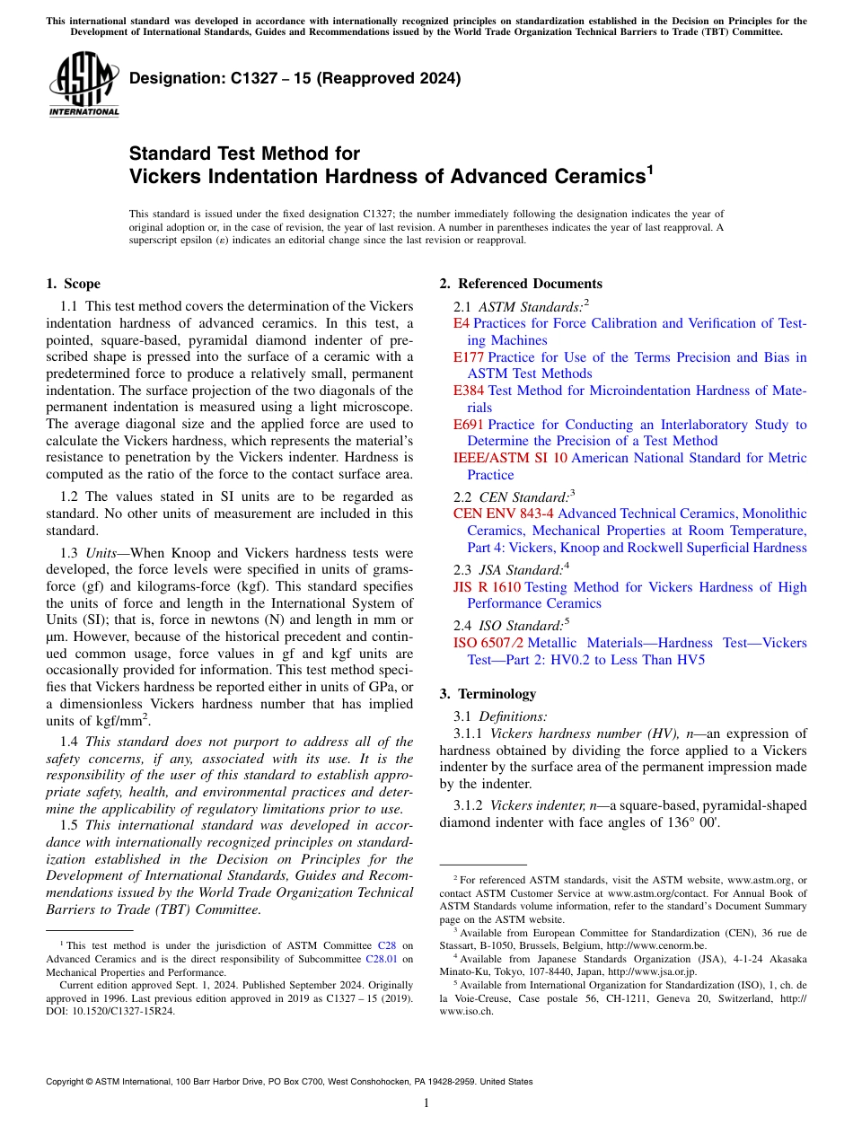 ASTM C1327 - 15 (2024).pdf_第1页