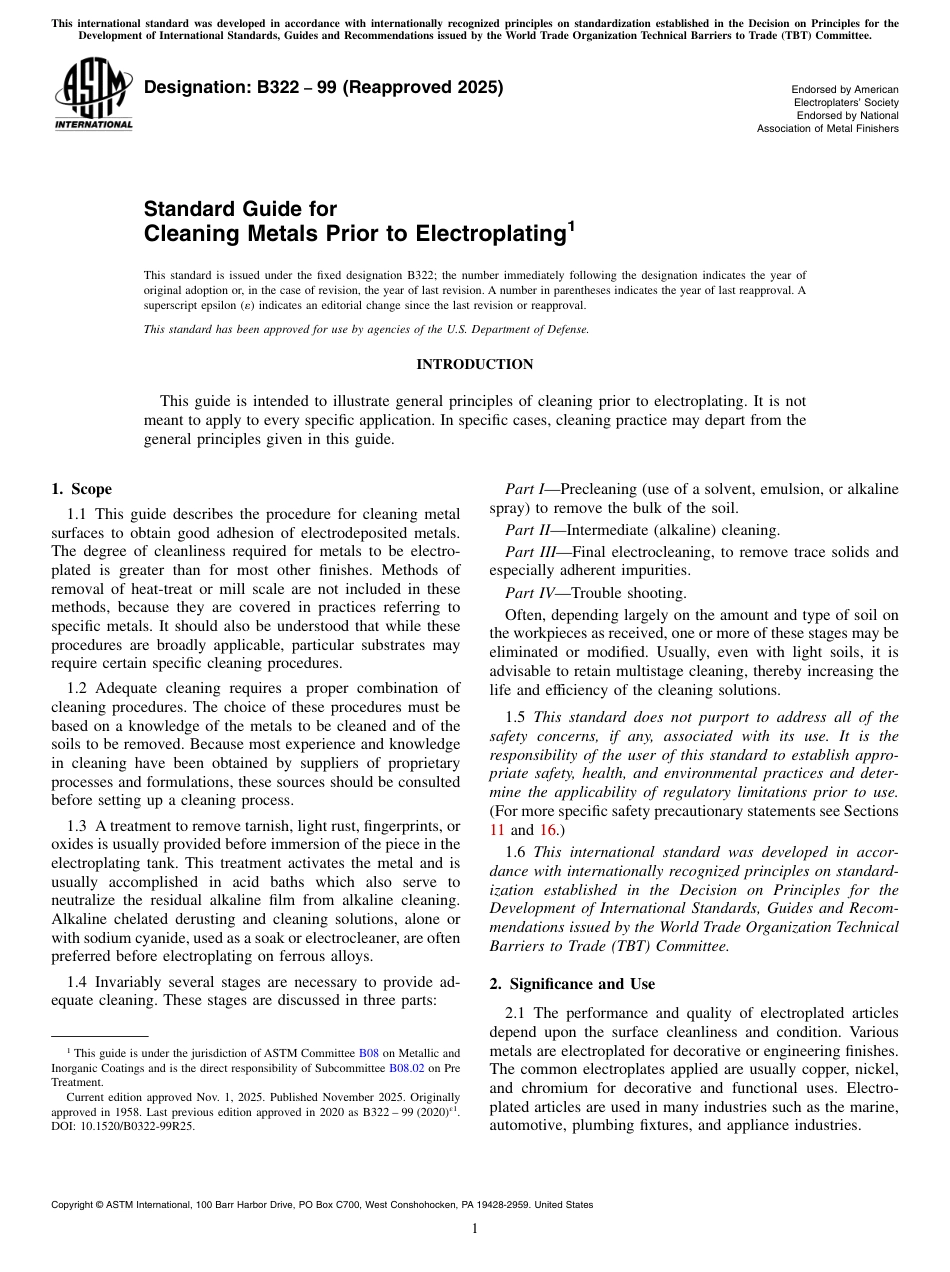 ASTM B322 - 99 (2025).pdf_第1页