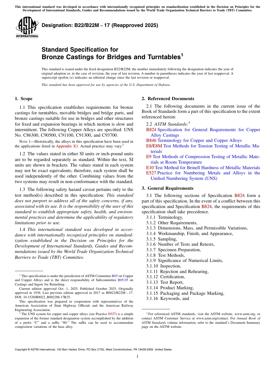 ASTM B22 - B 22M - 17 (2025).pdf_第1页