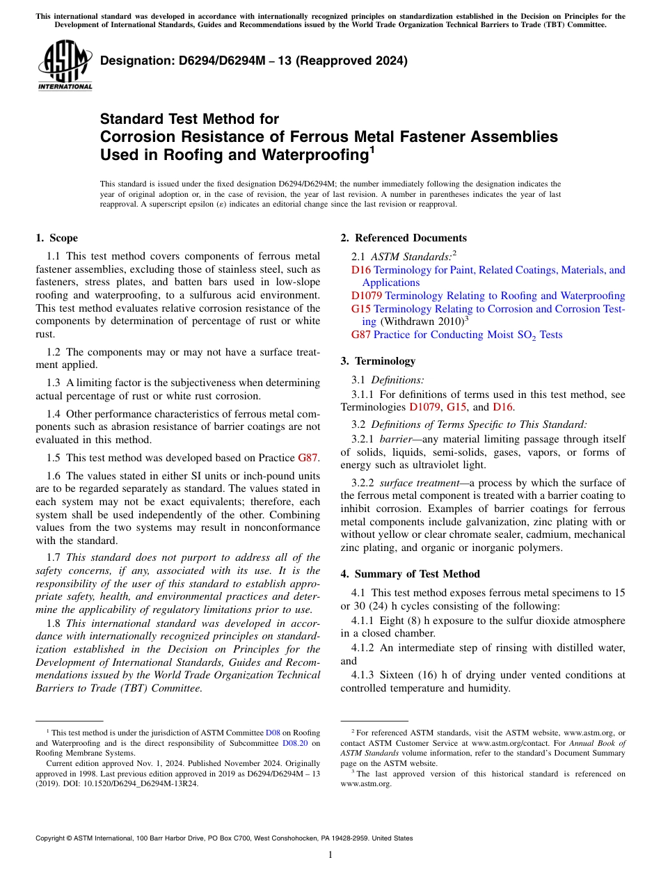ASTM D6294 - D 6294M - 13 (2024).pdf_第1页