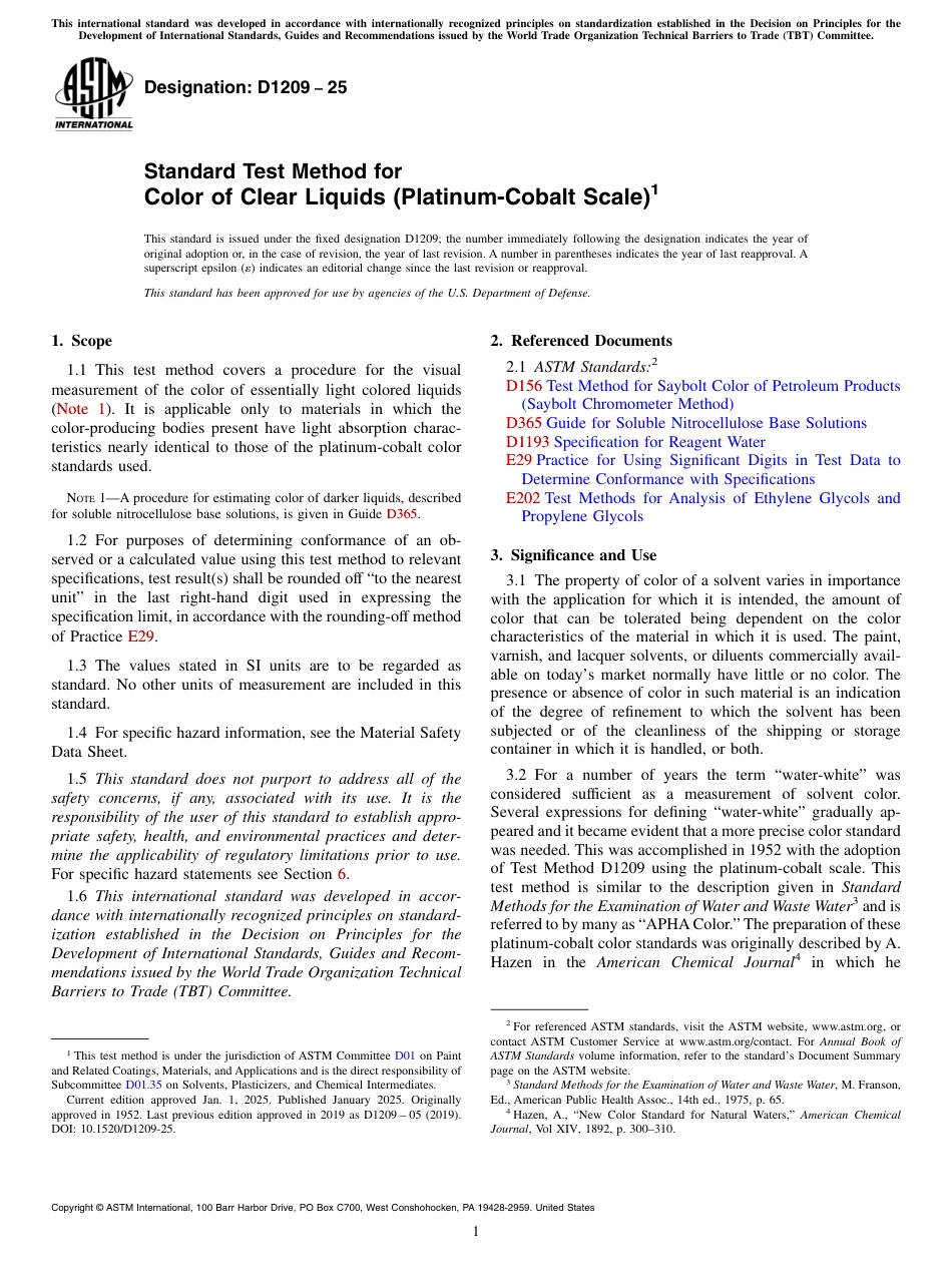 ASTM D1209 - 25.pdf_第1页