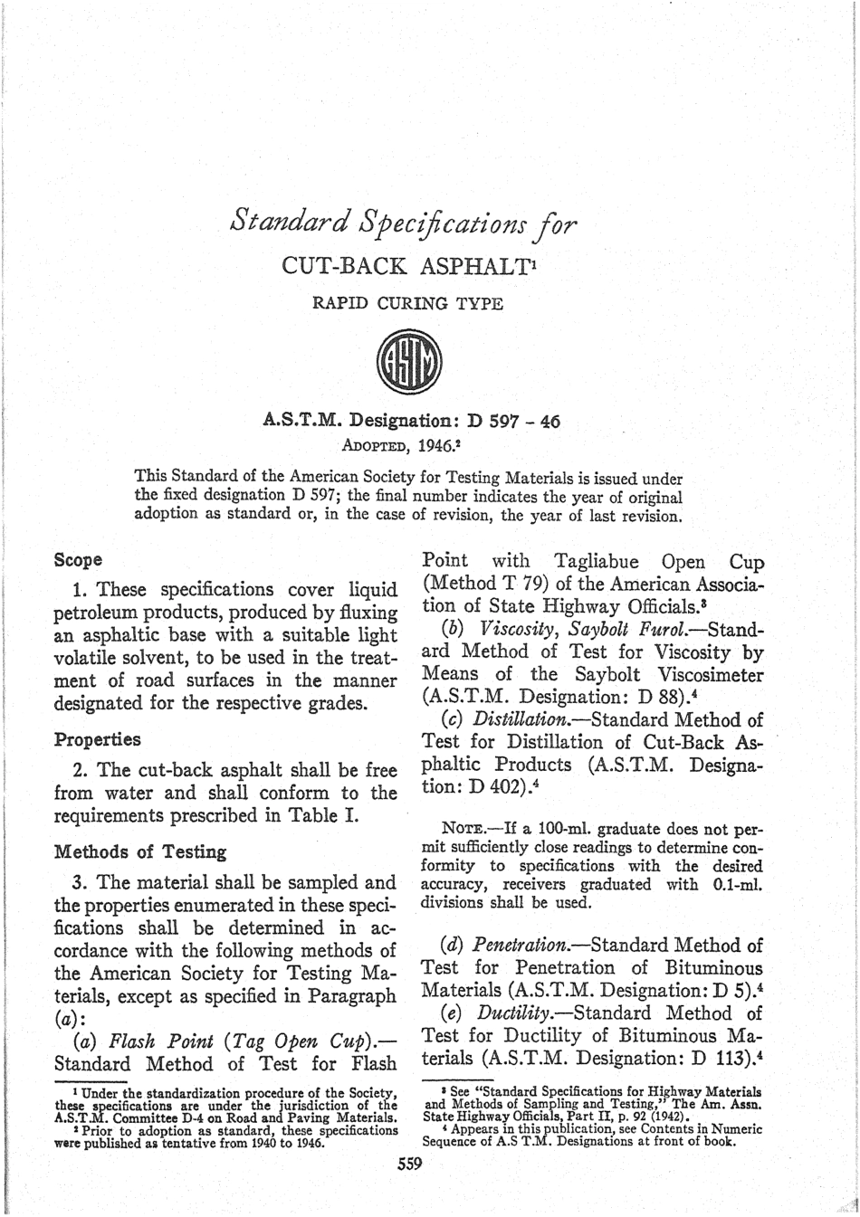 ASTM D597 - 46 scan.pdf_第1页