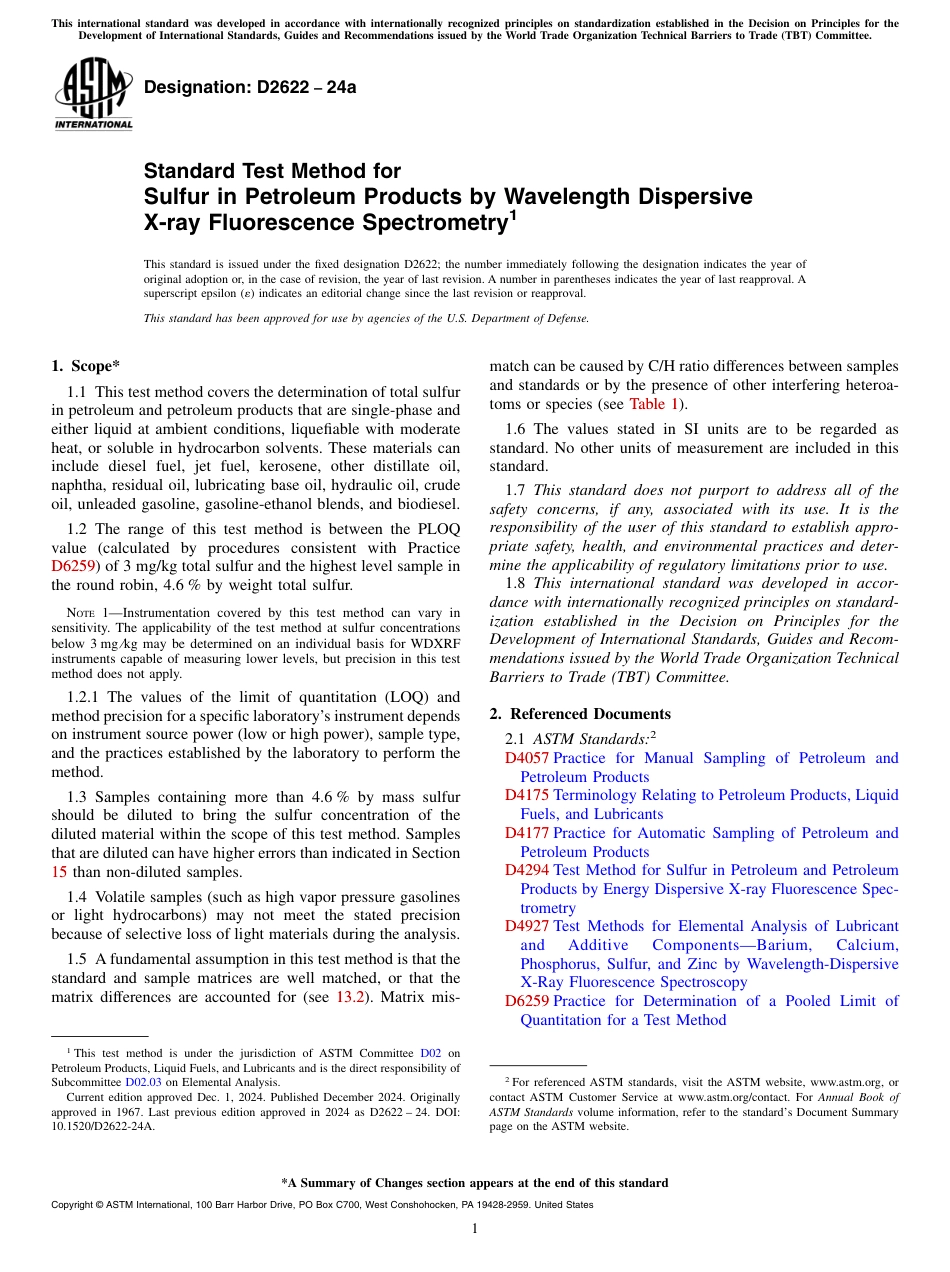 ASTM D2622 - 24a.pdf_第1页
