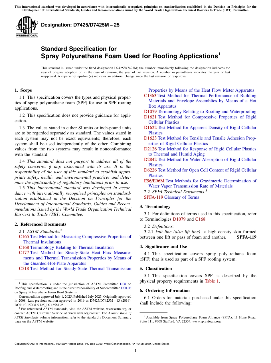 ASTM D7425 - D 7425M - 25.pdf_第1页