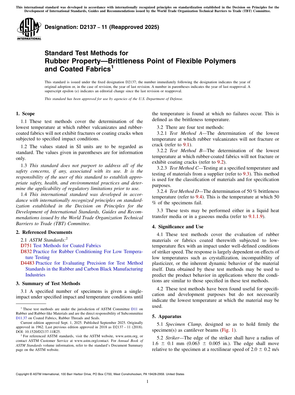 ASTM D2137 - 11 (2025).pdf_第1页