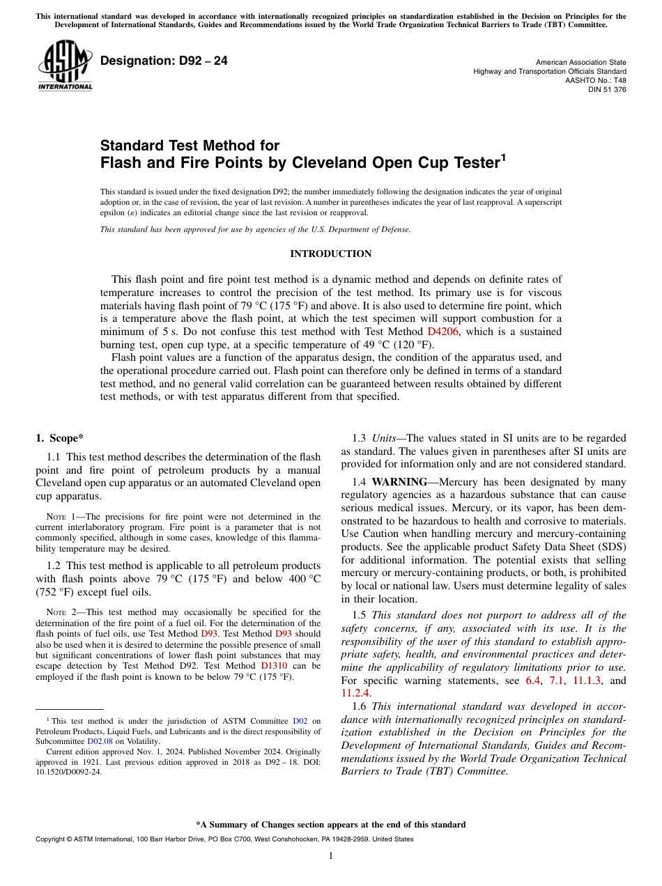 ASTM D92 - 24.pdf_第1页