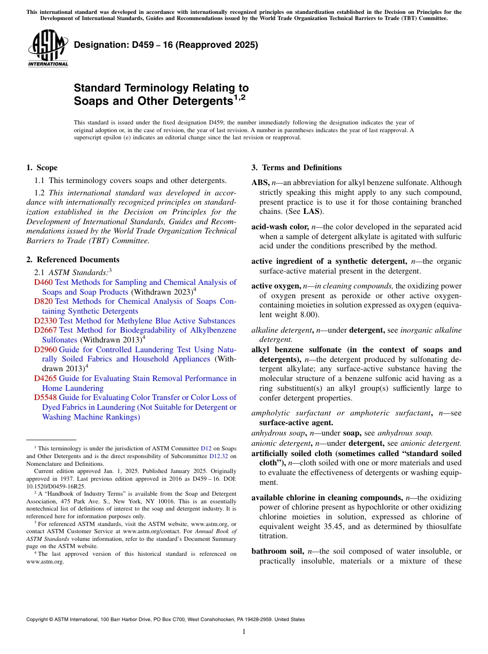 ASTM D459 - 16 (2025).pdf_第1页