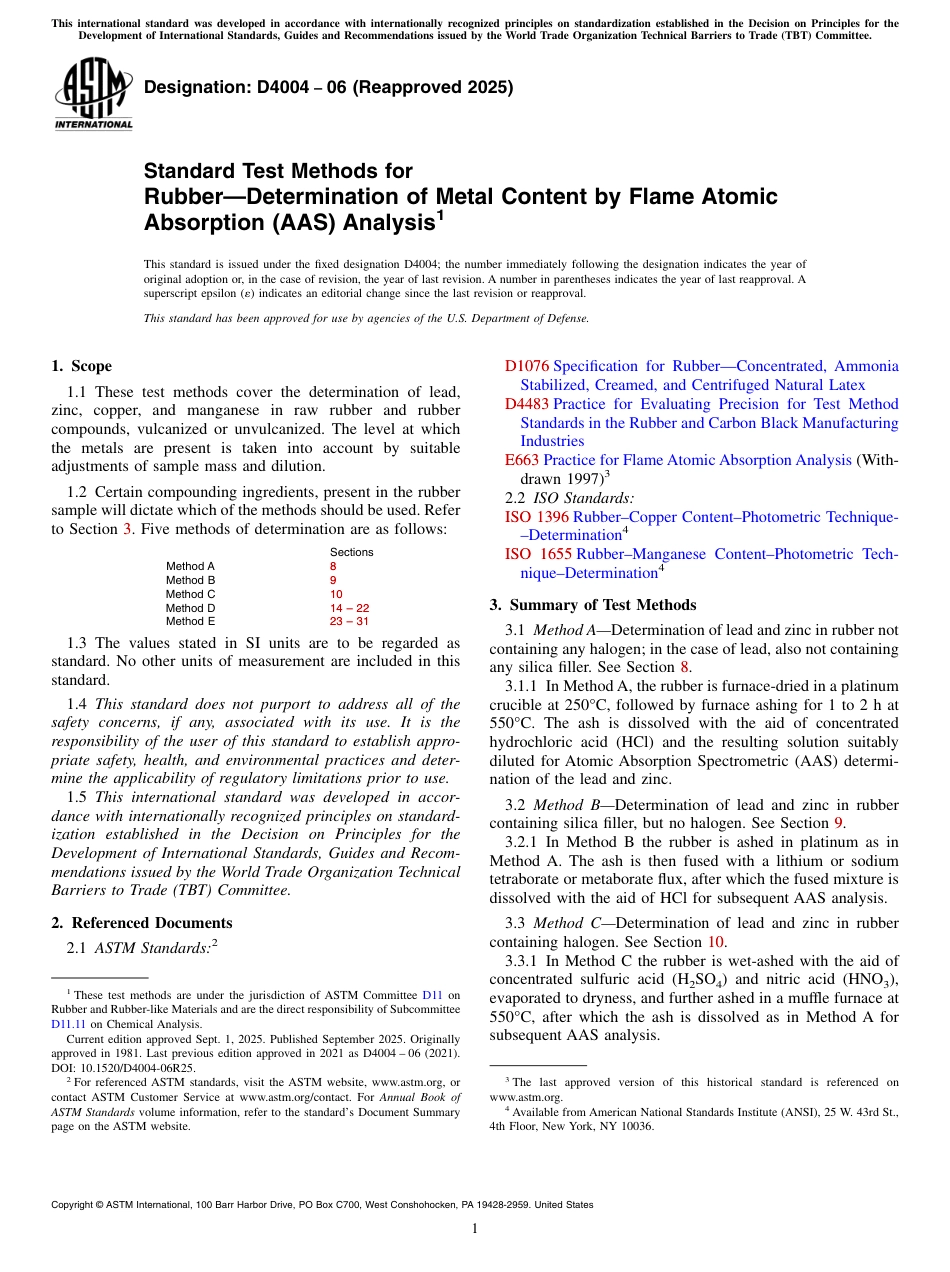 ASTM D4004 - 06 (2025).pdf_第1页